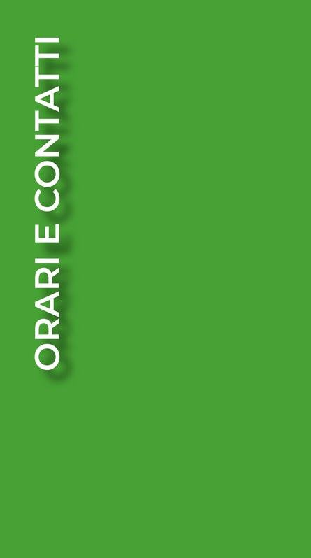 Orari e Contatti