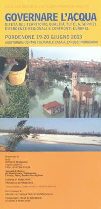 Governare l'acqua