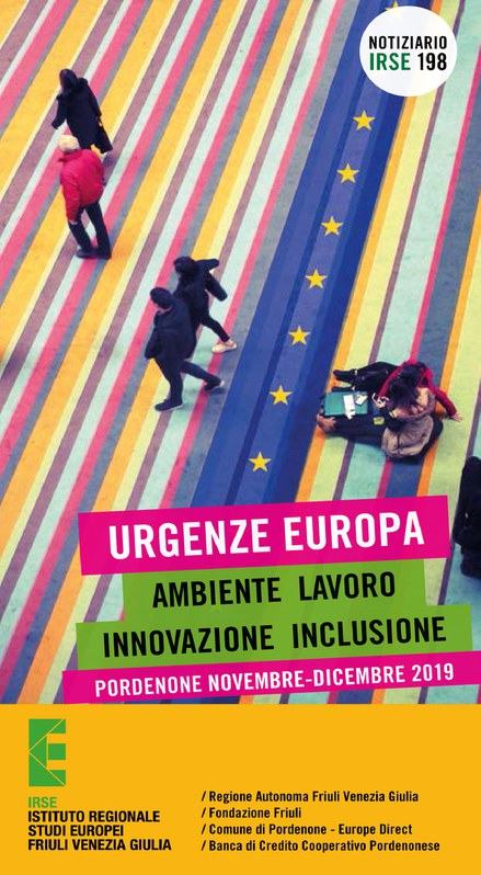 Urgenze Europa.Ambiente Lavoro Innovazione Inclusione
