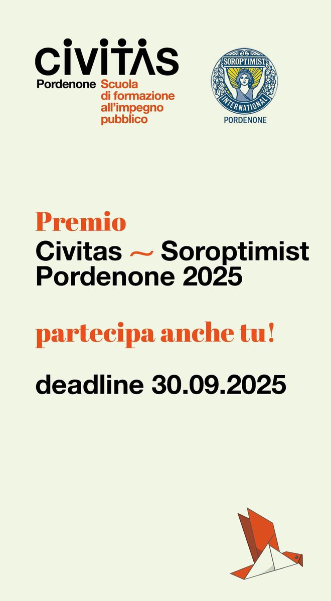 Premio Civitas ⁓ Soroptimist Pordenone 2025